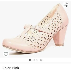 Chelsea Crew pink Milan heels